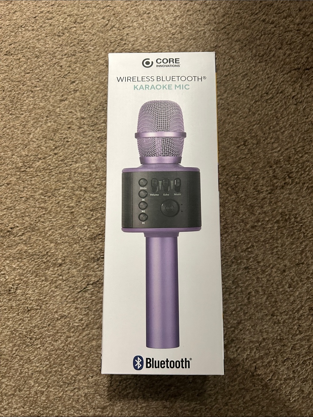Wireless Bluetooth Karaoke Microphone - Purple